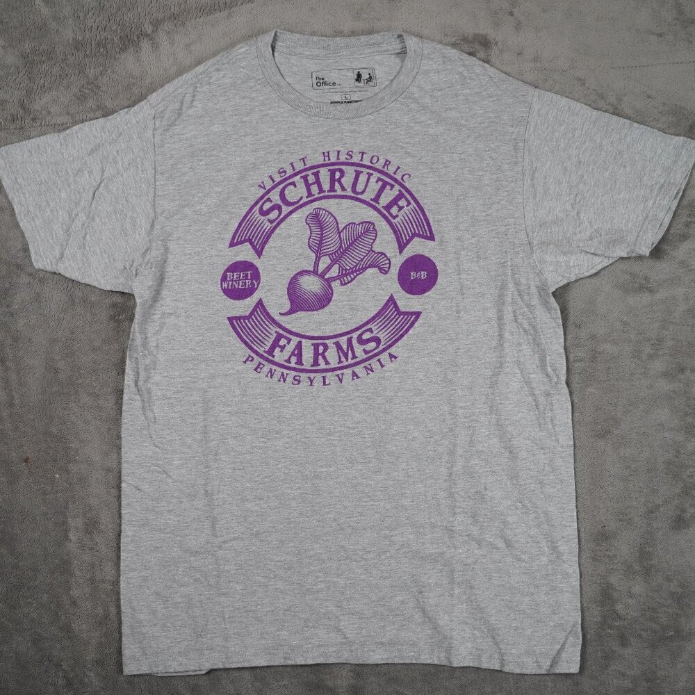 Shrute Farms Ripple Junction "The Office" Graphic T-shirt size Large Dwight